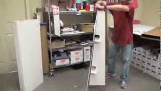 Easel assembly instructions for your Cardboard Standup Cutout Prop [upl. by Prussian]