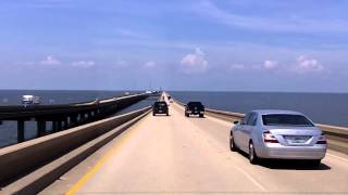 The Worlds Longest Overwater Bridge the Lake Pontchartrain Causeway [upl. by Mudenihc]