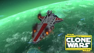 Epic Star Wars Empire at War Space Battles  Massive Cinematic Clone Wars Battle [upl. by Oona]