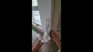 👷Painter Applying putty  Puttying for renovation putty 241101 [upl. by Ardnasirhc911]