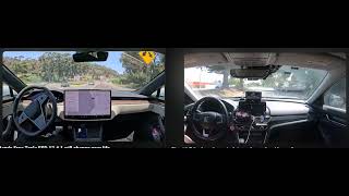 From Point A to Point B Tesla FSD vs Comma AI Openpilot Accord 2018 [upl. by Barney]