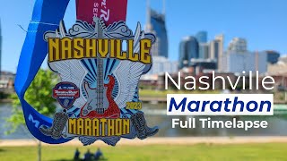 Nashville Marathon 2023  Full timelapse [upl. by Forrest]