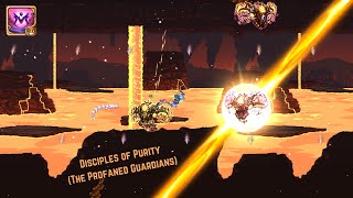 Terraria  Calamity Infernum  Disciples of Purity The Profaned Guardians [upl. by Eralcyram273]