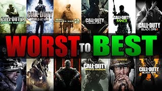 Ranking Every Call of Duty Game From WORST to BEST Multiplayer [upl. by Madelena]