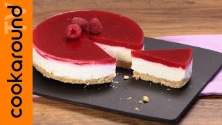 Cheesecake ai frutti di bosco fredda senza cottura semplice e veloce [upl. by Uriiah594]