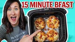 Air Fryer Breakfast in 15 Min or Less  FAST 15 Minute Air Fryer Breakfast Recipes [upl. by Jordanna]