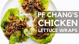 Copycat SECRET Recipe PF Changs Chicken Lettuce Wraps [upl. by Teria]