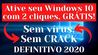 Como Ativar qualquer versão do Windows 10 de forma segura Atualizado 2020 Não precisa ser técnico [upl. by Aihsakal]