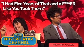 Richard Ayoade DOESNT Hold Back Over Workplace Bullying  Big Fat Quiz [upl. by Yenaiv]