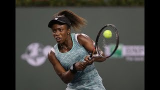 2018 Indian Wells First Round  Sachia Vickery vs Eugenie Bouchard  WTA Highlights [upl. by Olga154]