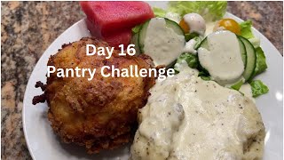 Day 16 Pantry Challenge threeriverschallenge [upl. by Melvena]