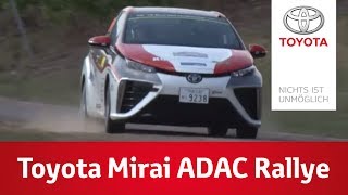 Der innovative Toyota Mirai  ADAC Rallye Deutschland [upl. by Ahseital]