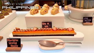 Vlog Philippines Travel Vlog Food  Buffet Dinner Cozy hotel Delicious Pastries🥐🥮 [upl. by Yleak]