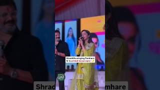 shraddha kapoor singing tumhare hi song  shraddha kapoor singing videos  shraddha latest look [upl. by Oemac]