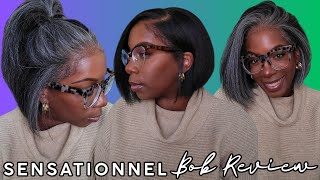 NEW Sensationnel Kinky Edges Kinky Bob TWO COLORS Synthetic Wig Review [upl. by Oluas]