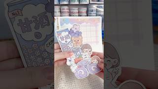 Journal With Me 💜✨  Purple aesthetics cute sticker asmr [upl. by Mays]