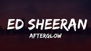 Afterglow  Ed Sheeran KaraokeInstrumental  Music Ariya [upl. by Epolenep]