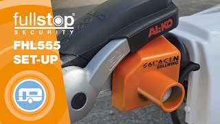 Howto Saracen Gullwing FHL555 Installation Guide Fullstop Caravan Hitch Lock [upl. by Xilef]