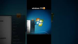 Windows 7 and 11❤️ capcut edit win7 windows11 [upl. by Anedal781]