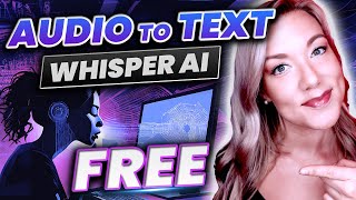 Transcribe Audio to Text for FREE  Whisper AI StepbyStep Tutorial [upl. by Etteuqaj]