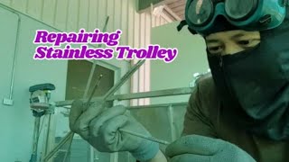 How to Welding Stainless Steel Bar [upl. by Uriia]