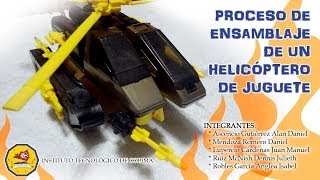 Ensamblaje de un Helicóptero de Juguete THERBLIGS [upl. by Rozalie811]