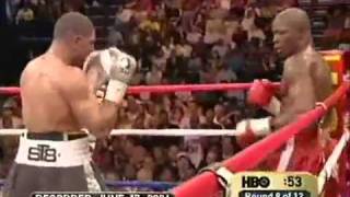 Winky Wright vs Jermain Taylor  34 [upl. by Dlanigger425]