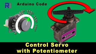 Lesson 85 Control Servo Motor with Potentiometer using Arduino [upl. by Belicia]