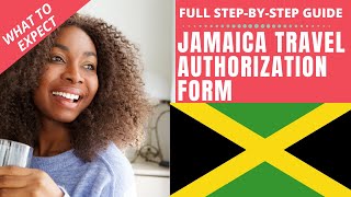 Jamaica Travel Authorization Form 2020 2021 STEP BY STEP GUIDE  Travelling To Jamaica During Covid [upl. by Dorita]