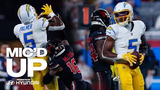 Mic’d Up Palmer’s Insane Catch vs Cardinals  LA Chargers [upl. by Oicnerolf]