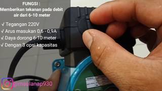 Spesifikasi booster pump wasser PB169EA  ACE HARDWARE [upl. by Znieh]