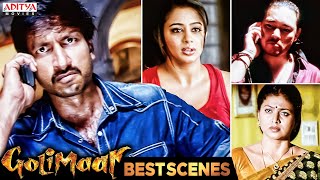 quotGolimaarquot Movie Best Scenes  Hindi Dubbed Movie  Gopichand  Priyamani  Aditya Movies [upl. by Eikcid]