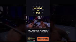 MAGSAYO VS CRUZ HIGHLIGHTS boxing shorts [upl. by Arrahs]