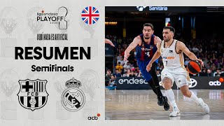 Barça  Real Madrid 9295 GAME HIGHLIGHTS  Playoff Liga Endesa 2024 [upl. by Nrev]