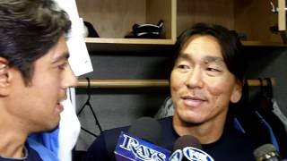 Video Hideki Matsui post game [upl. by Arika211]