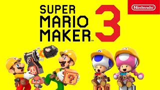 Super Mario Maker 3 Trailer Announciment Nintendo Switch 1 And 2 [upl. by Tyne]