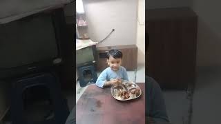 Eating chicken cutebabyassamesevideo shortvideos youtubeshorts tiktokviral [upl. by Esiocnarf]