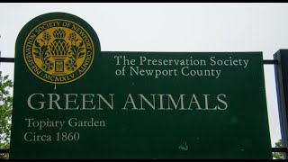 Rhode Island Portsmouth Green Animals Topiary Garden [upl. by Encratis]