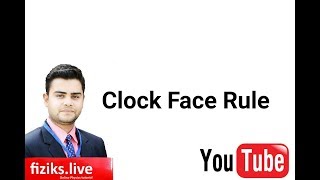 Clock face rule। Vise versa rule । Class 10 । CBSE । Hindi and English । Fiziks live [upl. by Rellim]