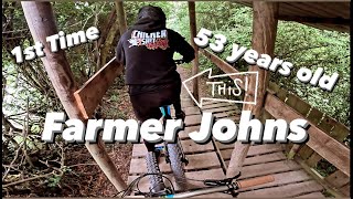 FARMER JOHNS MTB PARK 2024 quot53 YEAR OLD 1ST TIMERquot MTB ebike [upl. by Baron736]