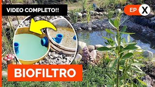 CÓMO HACER UN BIOFILTRO CASERO 💧🌱 Estanque para Tratamiento de Aguas Grises ♻️ Con Trampa de Grasas [upl. by Yknip]