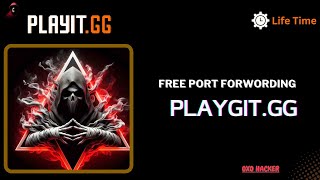 lifetime free port forwarding Using Playitgg [upl. by Greenes]