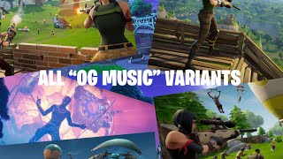 Fortnite  All “OG Music” Variants Update [upl. by Alaikim621]