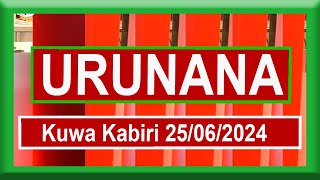 URUNANA Rwo Kuwa Kabiri 2562024 [upl. by Lehcsreh344]