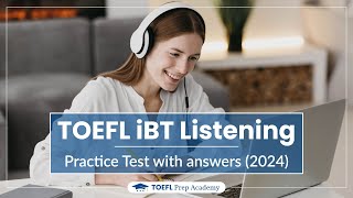 TOEFL iBT Listening practice test 2024  with answer key  Actual TOEFL Test [upl. by Salman]