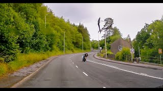 Red Kite almost hits motorcyclist on Berrington Hill Cwmtwrch Uchaf South Wales [upl. by Parthena]