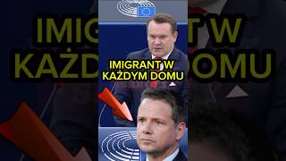 TARCZYŃSKI MASAKRUJE TRZASKOWSKIEGO W EUROPARLAMENCIE polityka polskapolityka [upl. by Juta]