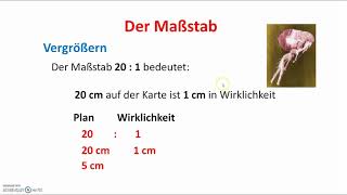 Der Maßstab  5Klasse [upl. by Aleira]