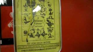 1970s Kiddierama Theatre unrestored coin operated cartoon booth [upl. by Grimbald]