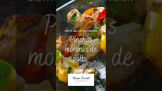 RECETA FÁCIL Pinchos morunos de pollo [upl. by Lartnom]